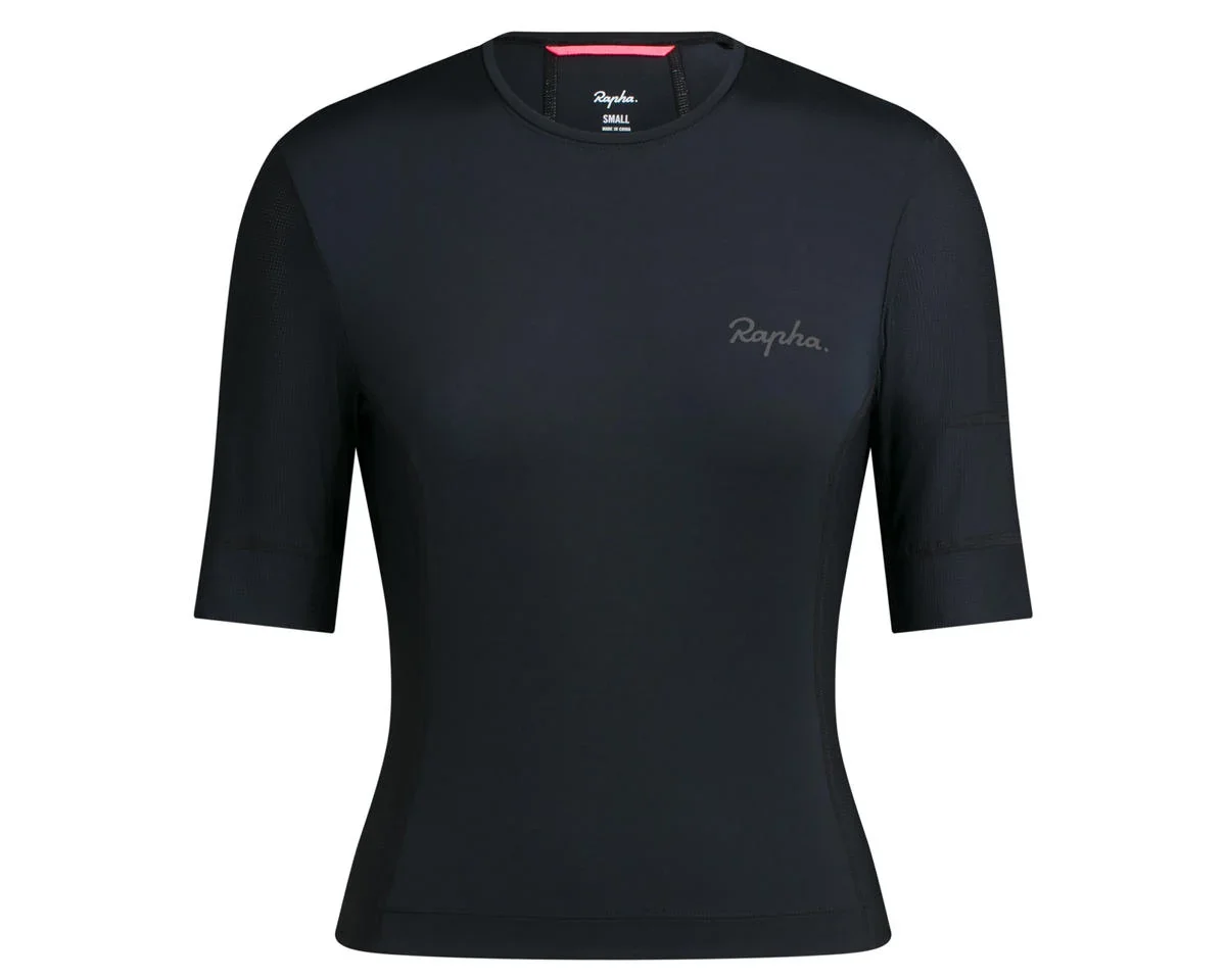 Rapha Women's Cropped Cargo Top (Black/Grey) (S)